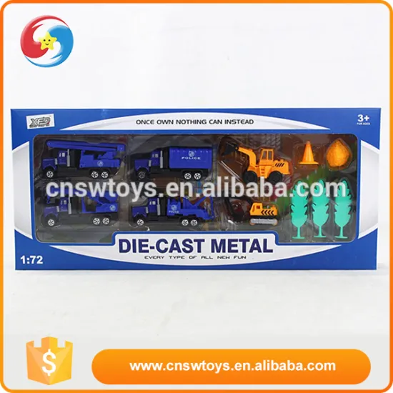 High quality lovely present funny metal excavator set diecast children's toy car model