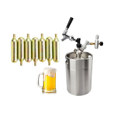 Custom Canister Bike Glossy Cylinders in Multiple Sizes - 16g CO2 Gas Cartridges for Outdoor Games