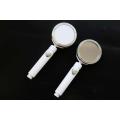 New style ABS chromed water saving shower head rainfall bathroom handheld with stop button