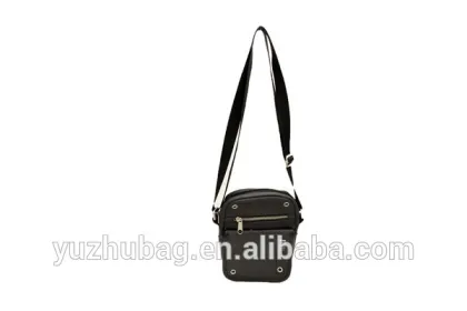 China wholesale man canvas black cross body shoulder bag