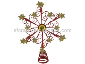 Christmas Decoration,Christmas tree topper decoration,christmas tree topper ornaments,promotion christmas decoration,Maunfactory
