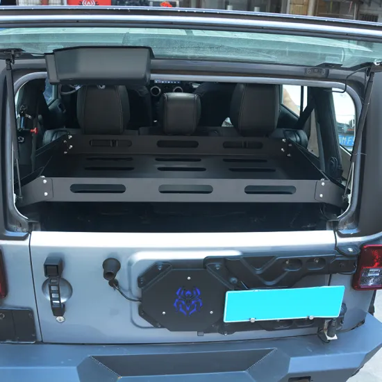 Aluminum Cargo Frame Rack for Jeep Wrangler JK 07+ 4x4 Rear Door Frame