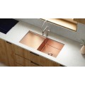 Hot sell handmade stainless steel drainboard kitchen sink