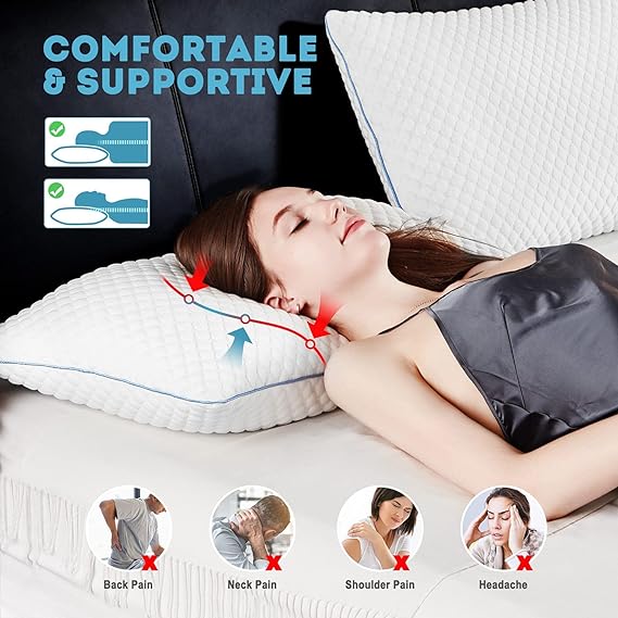 Shredded Memory Foam Pillows2 Jpg