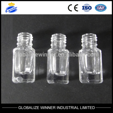 3ml clear polygon glass bottles anise bottle used for perfume