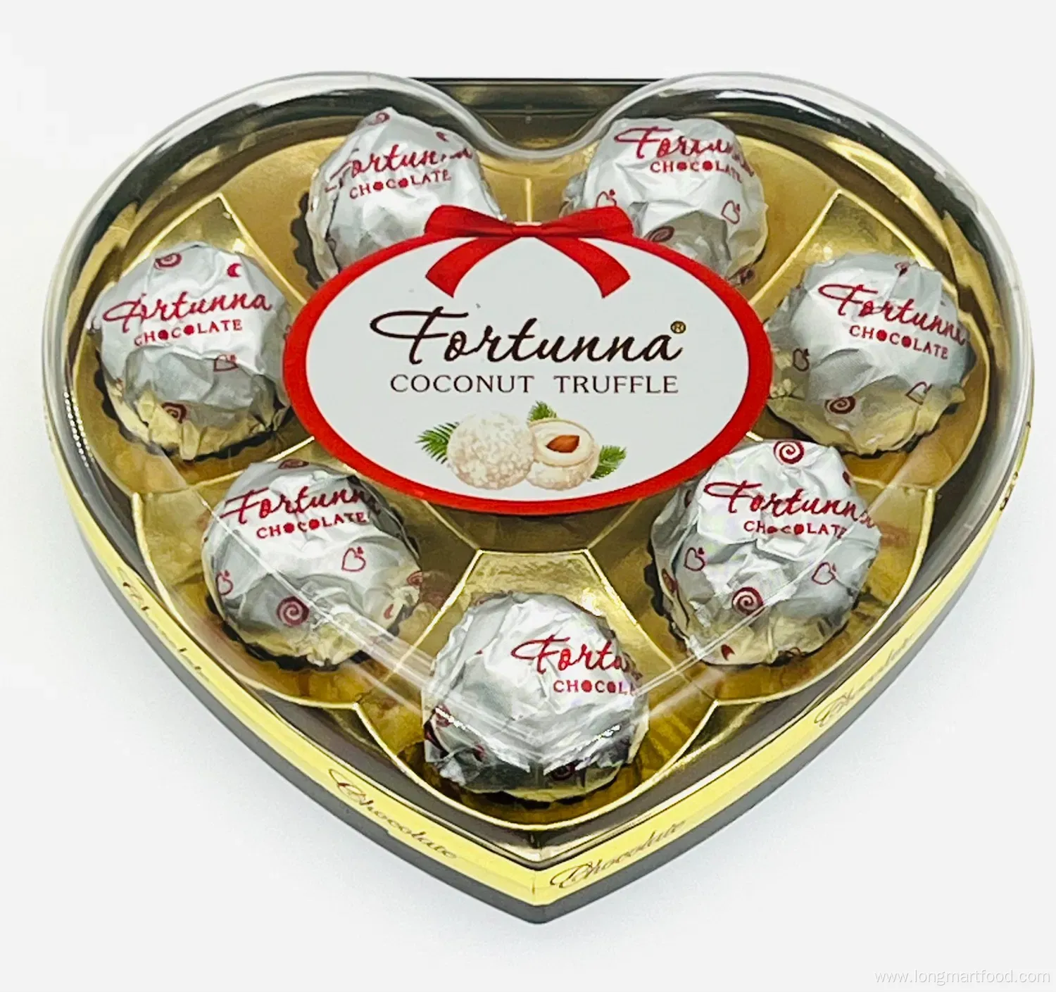 Heart-shaped Chocolate Wafer Ball Box