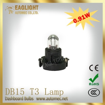 Auto Dashboard Bulb DB15 T3 Lamp DC14V 0.91W