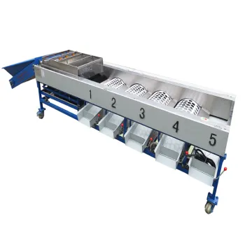 Energy Saving Automatic Fruit Sorting Machine for Citrus Fruits and Apples