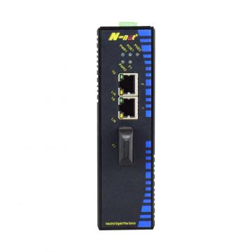 Industrial-grade 1Fiber 2RJ45 Gigabit Ethernet Switch