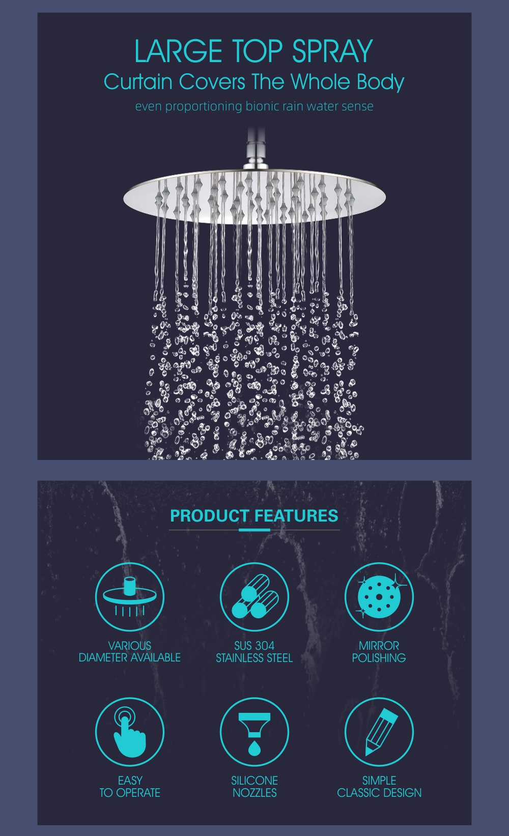 2mm thickness showerhead-2