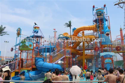 Origin design water park equipment aqua park aqua hose use fiberglass