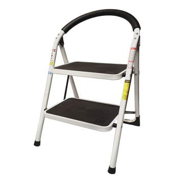 Steel wide household step folding ladder