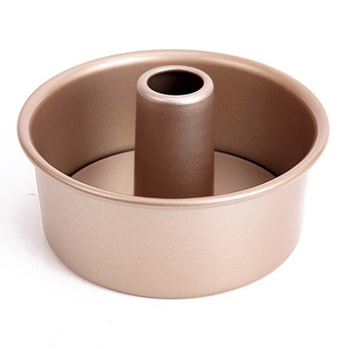 non stick angel food cake pan Removable Lower Hollow Chimney Cake Mold Supplier