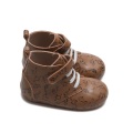 Printing Leather Unisex Children Boots