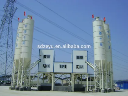 manufacturer of good concrete mixing station equipment HLS 120 used in building construction