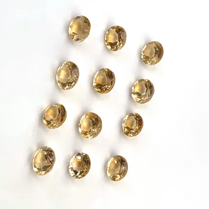 Yellow Crystal Mix Shape Loose Semi Precious Gemstones