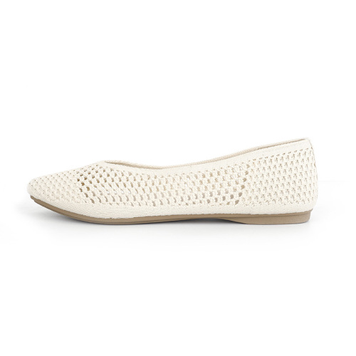 Breathable Knitted Mesh Flats