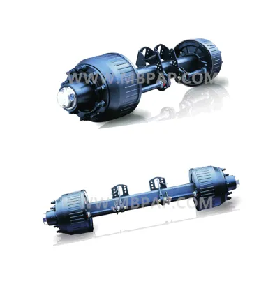 High-Quality Trailer Axle Truck Parts 12T 14T 16T Bpw Axle German Axle