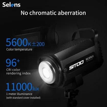 Selens Sitoo 250W COB Spotlight for Professional Studio Photography