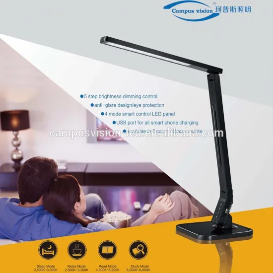 Campus vision touch dimming eye protective USB port Timer LED desk lamps