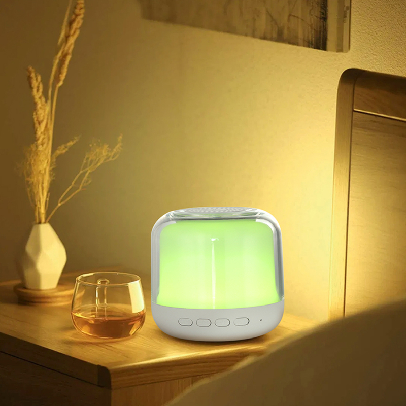 Wireless Bluetooth Speaker With Dazzling Colorful Light,Mini Portable Speaker,Bluetooth Night Light Music Speakers