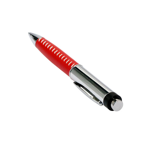 Leather business pen drive ballpoint pen