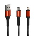 Cable de datos USB C de aleación de zinc C para Samsung
