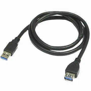 USB 3.0 data cable, AM to AF, gold plating