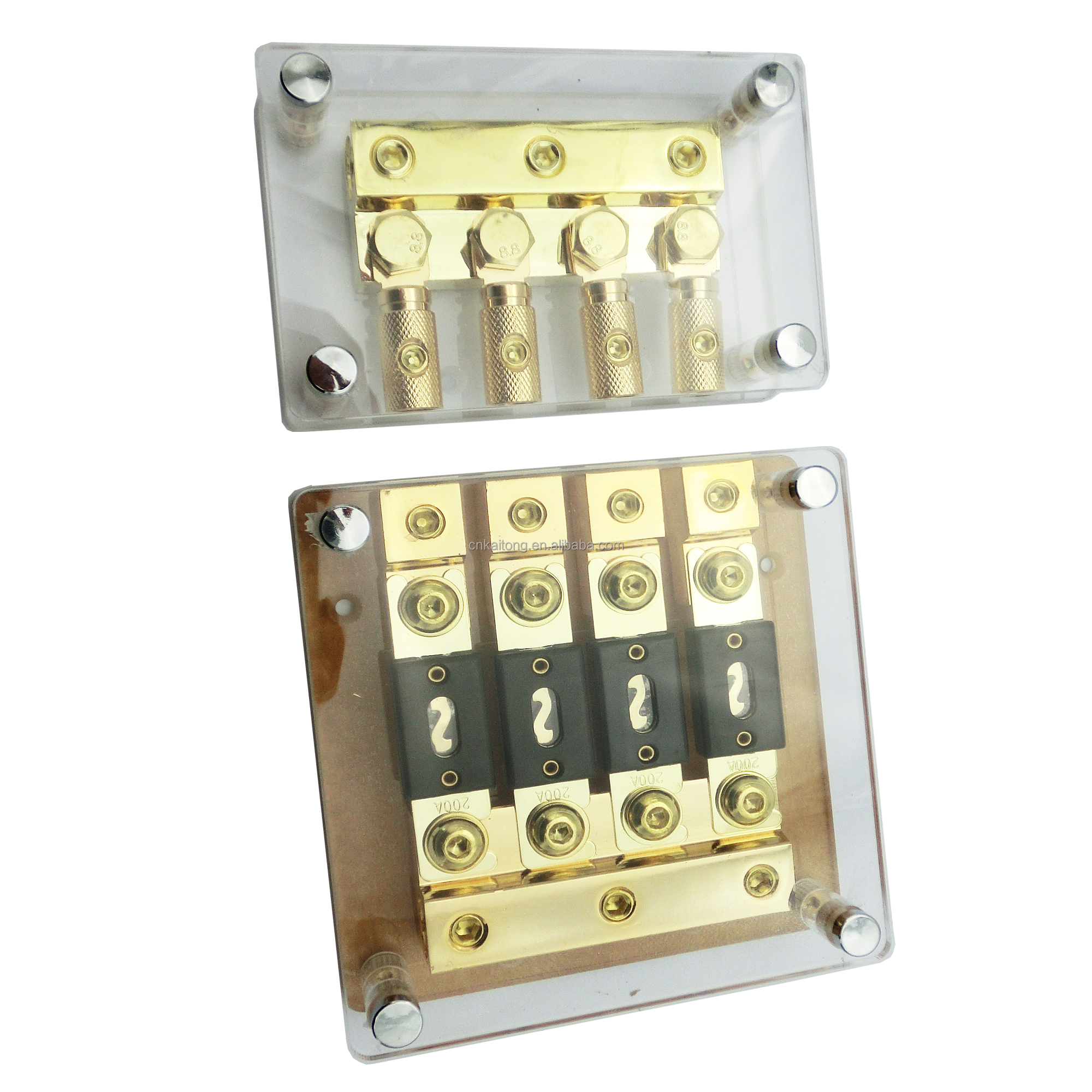 Auto Audio Distribution Blocks 12v 100amp-400amp With Anl Fuse Holder ...