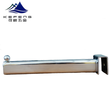 Chromed Steel Square Tube Display Hook for Garment Shops