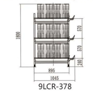 Complete Automatic Broiler Chicken House Manufacturer: H Types Poultry Cage for Sale