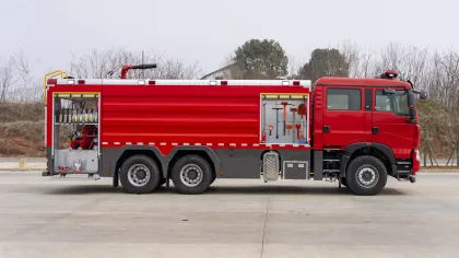 HOWO 18 Ton Foam Fire Fighting Apparatus Truck