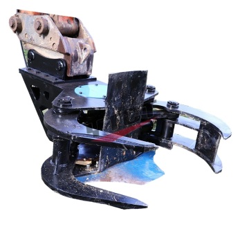 Hydraulic Tree Shear/Cutter and Forestry Grapple for Excavators