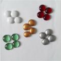 perles de verre coloré de gros 17-19mm