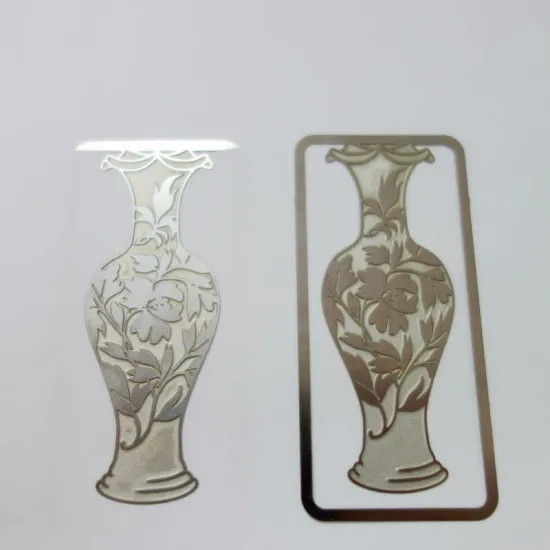 New design vase metal bookmark