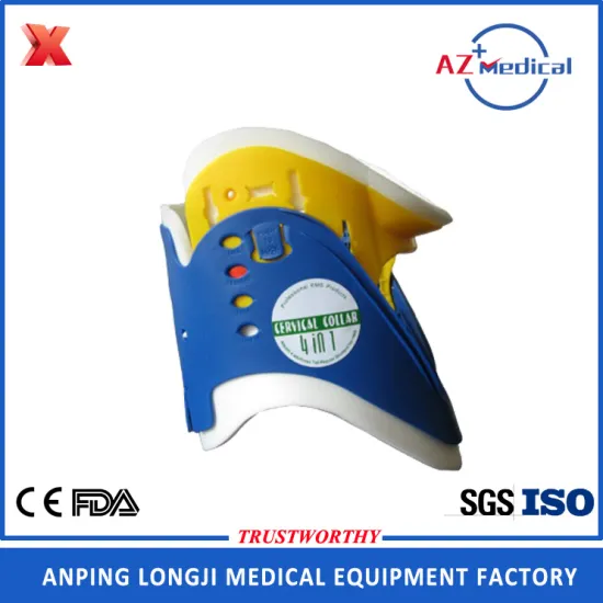 Medical first aid adjustable cervical collar
