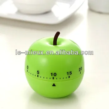 Machanical Green Aapple Kitchen Timer