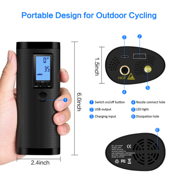 Portable Design Tyre Pump Inflator for Electromobile