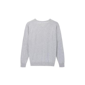 Men's Knitted Soft Acrylic/Wool V-neck Pullover