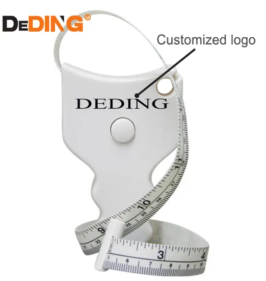 Popular white Plastic case 1.5m Waist tape measure