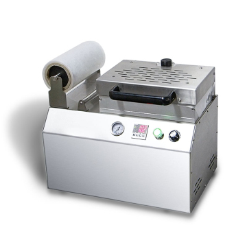Máquina de embalaje de aspiradora de piel pequeña para carne/pescado