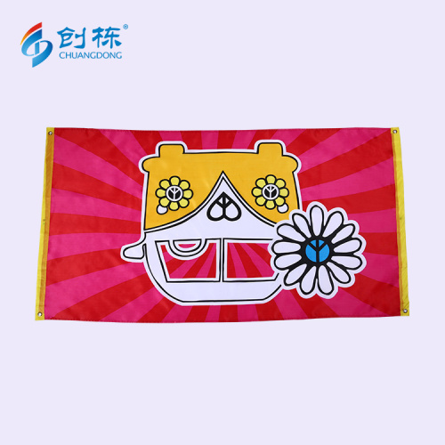 Factory price 3x5ft custom polyester printing flag