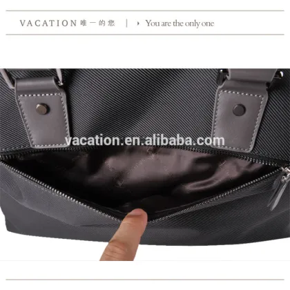 genuine leather men travel bag