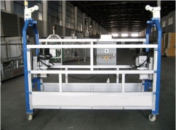 10m Safe Zlp630 Aluminium Alloy Rope Suspended Window Cleaning Platform Cradle Swing Stage