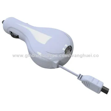 In-house Retractable Micro USB Car Charger