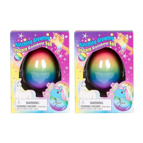 SET OF 2 SURPRISE GROWING UNICORN EGG TOYS-0