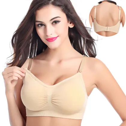 Adjustable Seamless Breastfeeding Bra