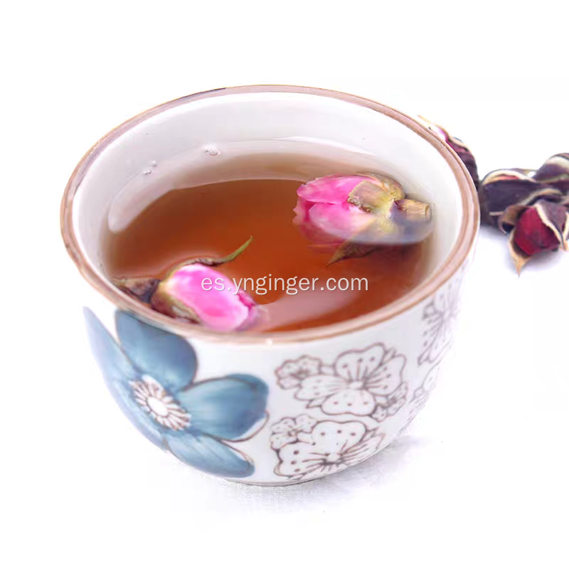 Té saludable de primera calidad, rosa dorada seca