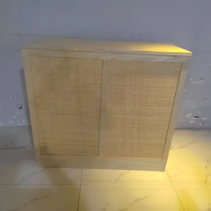 Wedding Outdoor Rattan Counter Storage Cabinet