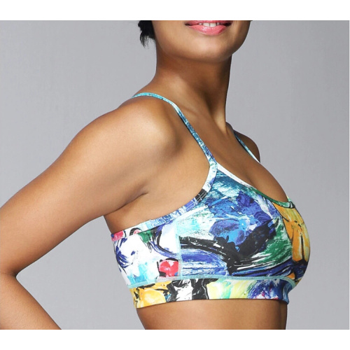 Ladies Printed Sport Suits Fitness Bra&Leggings